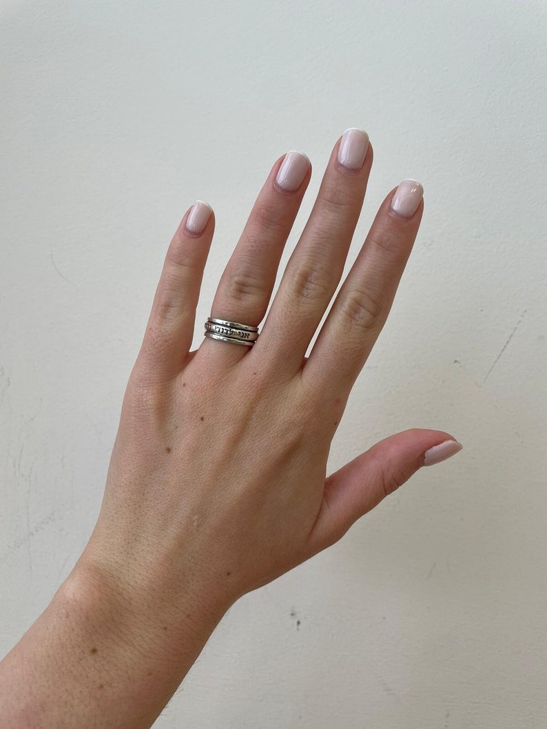 Spinning ring I am my beloveds, and my beloved is mine, Spinning Ring, Religious Gift, Romantic jewelry, Valentines Day gift, gift for her