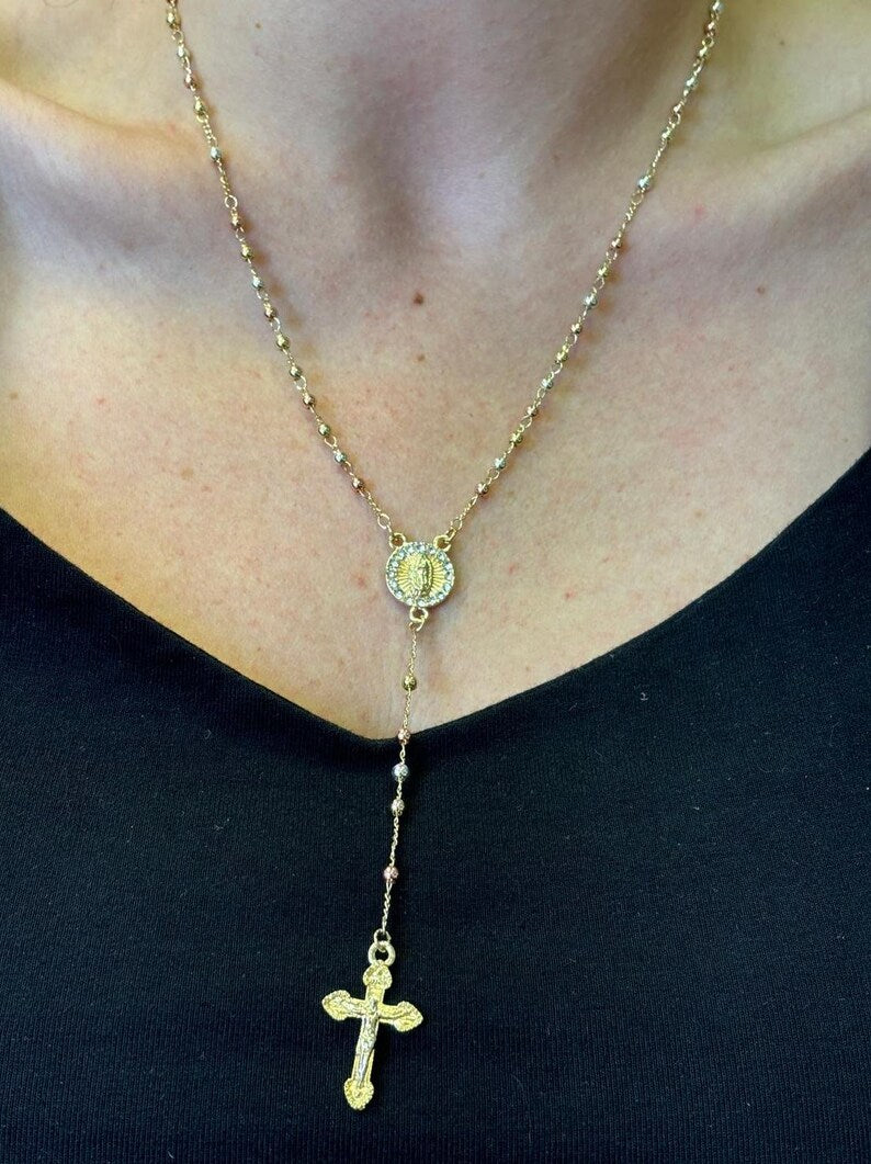 Rosary beads made at the Holy Land with Crucifix, rosary beads, rosary beads catholic, rosary beads first communion, birthday gift