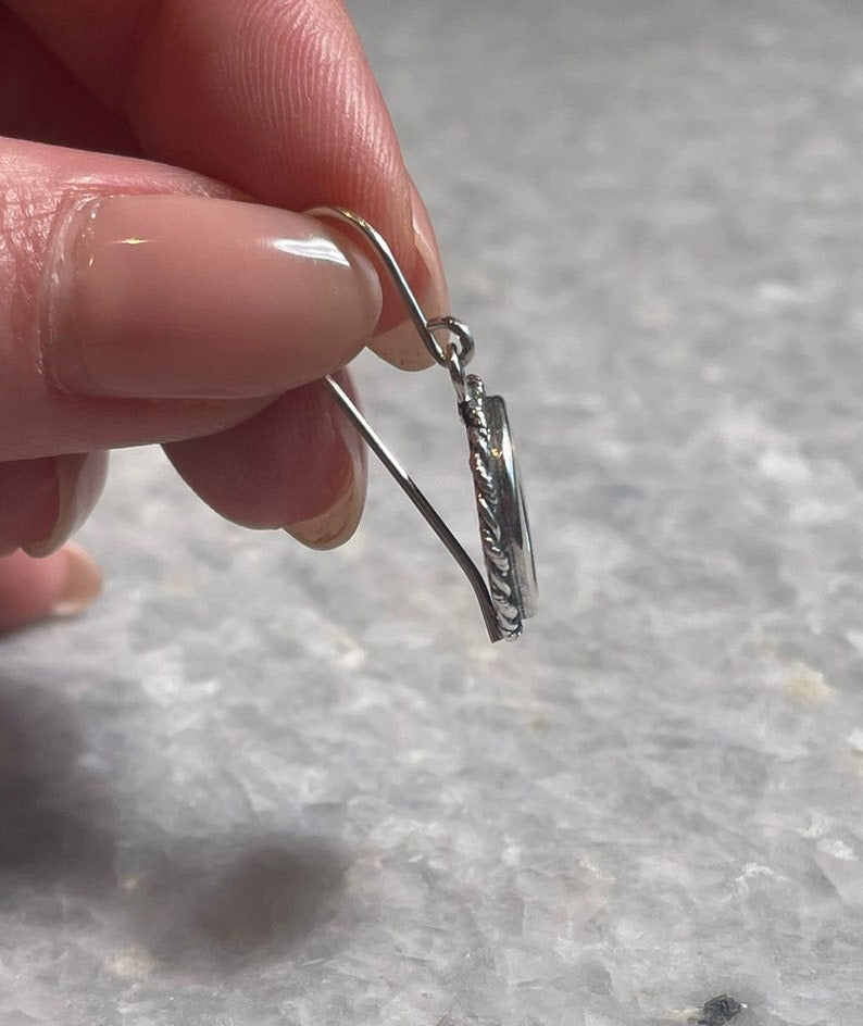 Authentic Widows Mite Coin Earrings, 925 Silver, Biblical jewelry, Christian earrings, Ancient coin, mite earrings, Christian gift