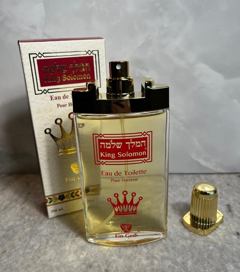 Perfume for men, lion of judah, King Solomon, eau de toilette, Anoiting oil from the holyland, christian gift, unique gift from Israel