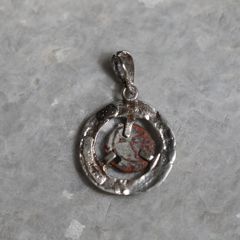 Authentic Widows Mite Coin necklace, 925 Silver, handmade pendant, Biblical jewelry, Ancient coin necklace, Christmas gift, mite necklace