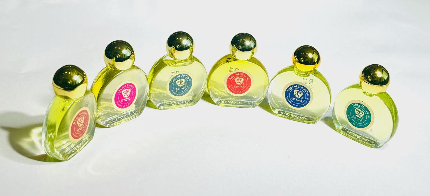 6 Anoiting oil Set from the holyland, anointing oil bottle set, anointing oil, anointing oil, christian gifts, gift for her, gifts for him