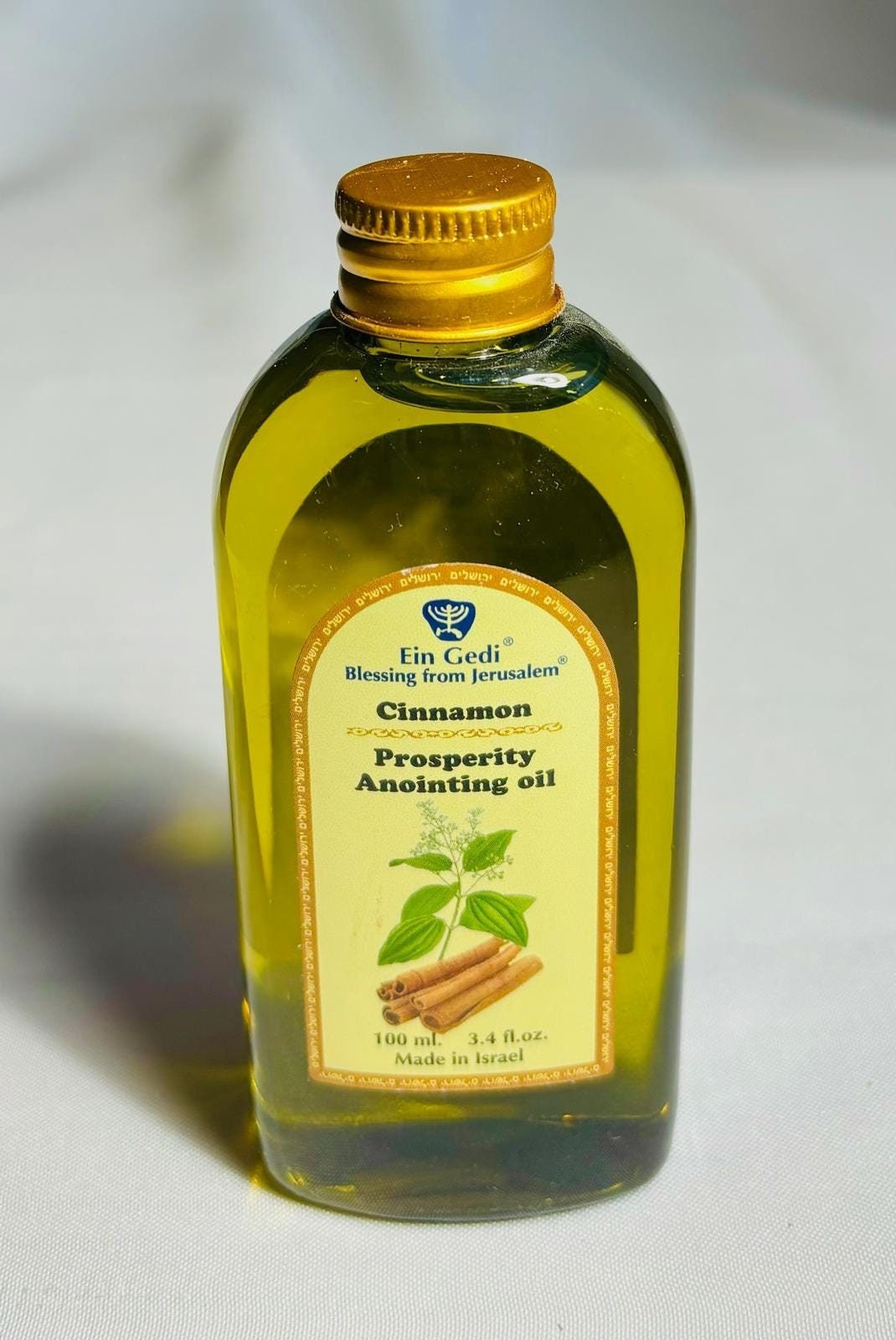 Anoiting oil from the holyland, anointing oil bottle, Cinnamon anointing oil, christian gifts, gift for her, gift for him, healing