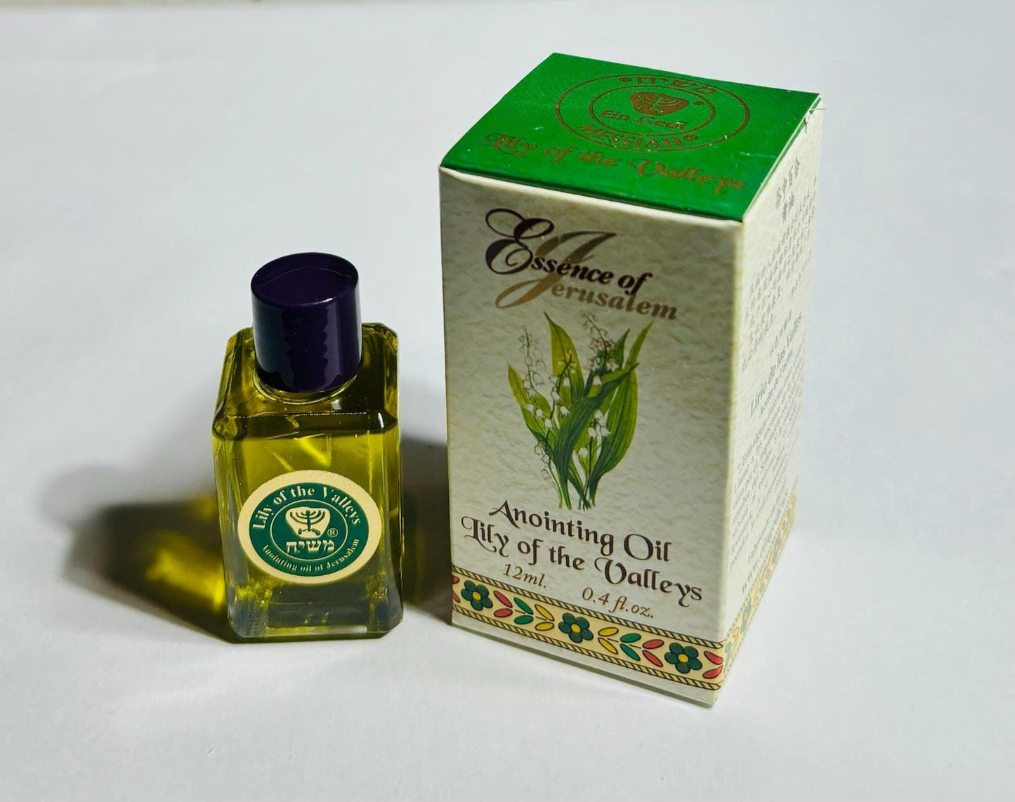 Anoiting oils from Israel, Lily of the Valley anointing oil, anointing oil bottle, christian gift, gift for her, birthday gift, holtyland