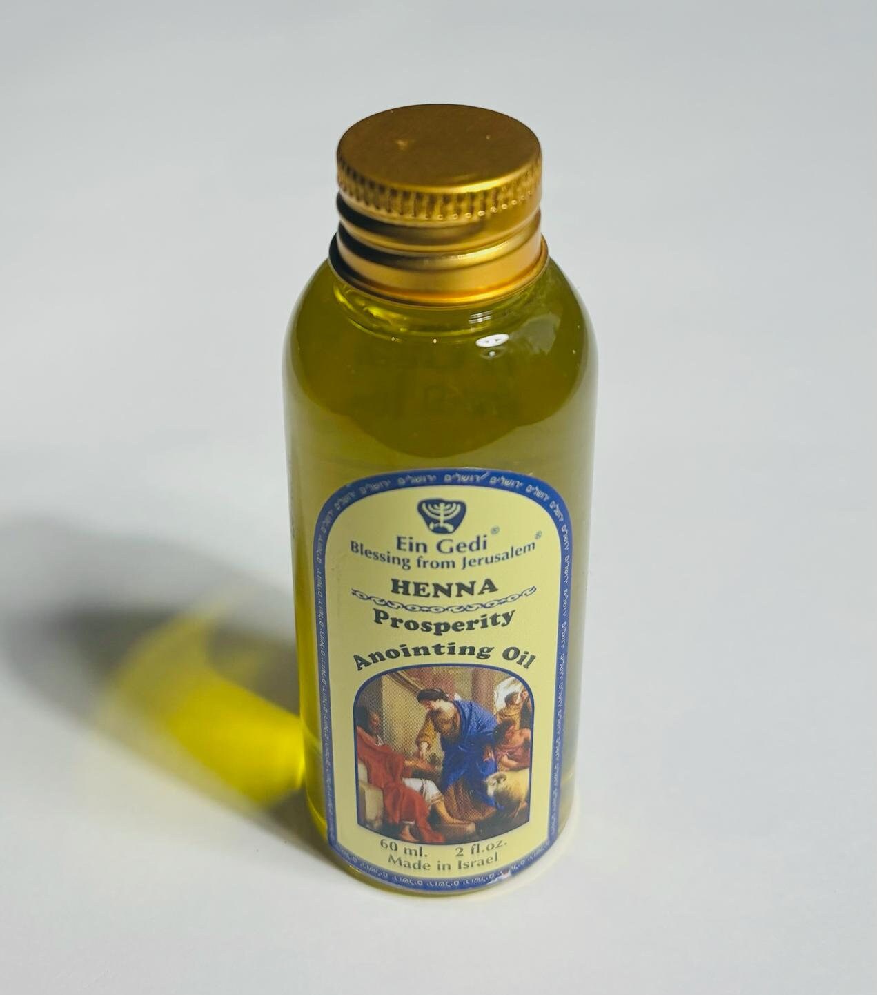 Anoiting oil from Israel, henna Prosperity anointing oil, anointing oil bottle, christian gifts, gift for her, gift for him, healing