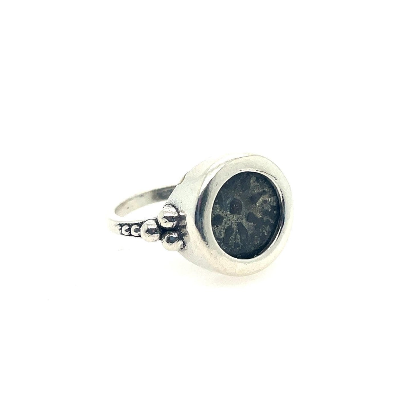 Authentic Widow Mite coin ring, 925 Silver, handmade ring, Ancient Coin Jewelry, Rare Coin, unique ring, mite ring, blessed ring, coin ring