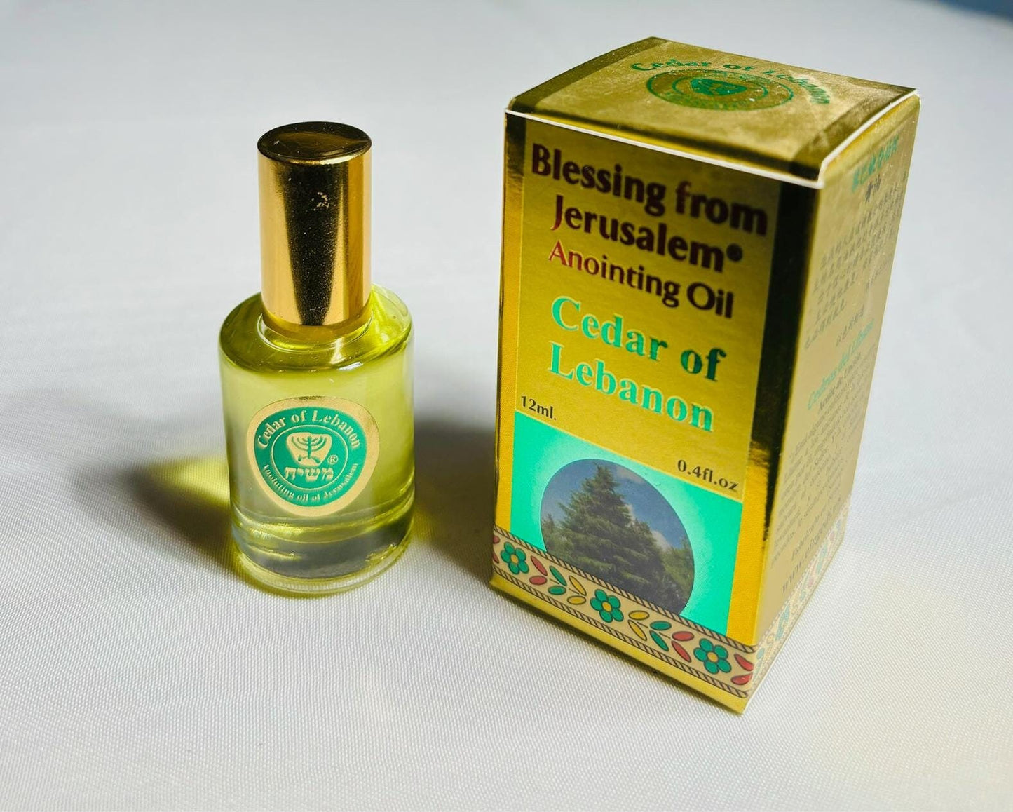 Anoiting oils from Israel, anointing oil bottle, Cedar of Lebanon anointing oil, christian gifts, gift for him, holyland gifts