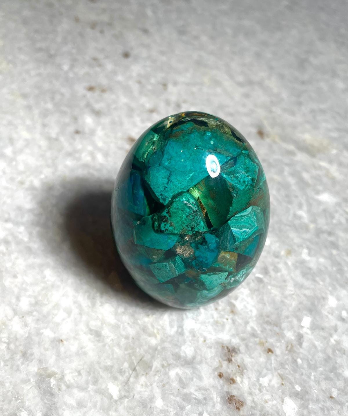 Rare Eilat Stone Gemstone, Eilat Stone Egg Resin Decorative, King Solomons Stone ,Israel Gifts, King Solomon, jewish gift, Hanukkah gift
