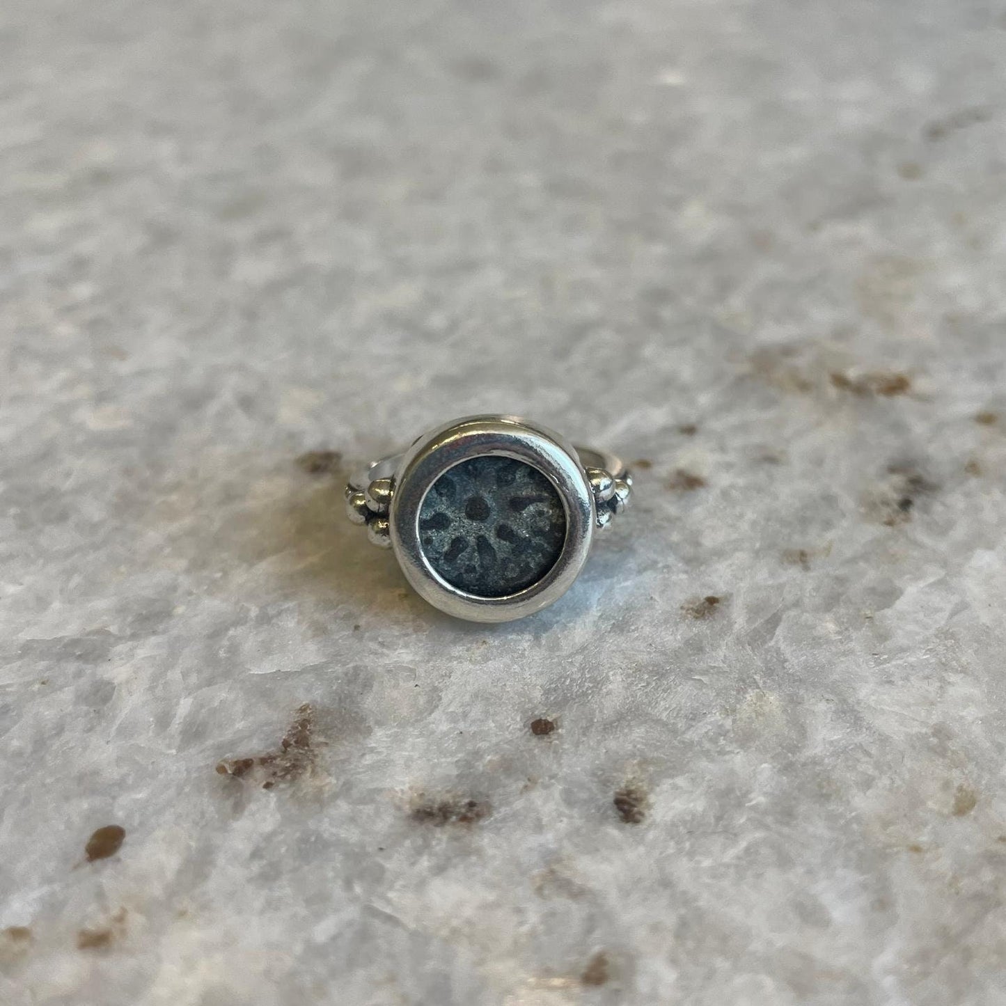 Authentic Widow Mite coin ring, 925 Silver, handmade ring, Ancient Coin Jewelry, Rare Coin, unique ring, mite ring, blessed ring, coin ring