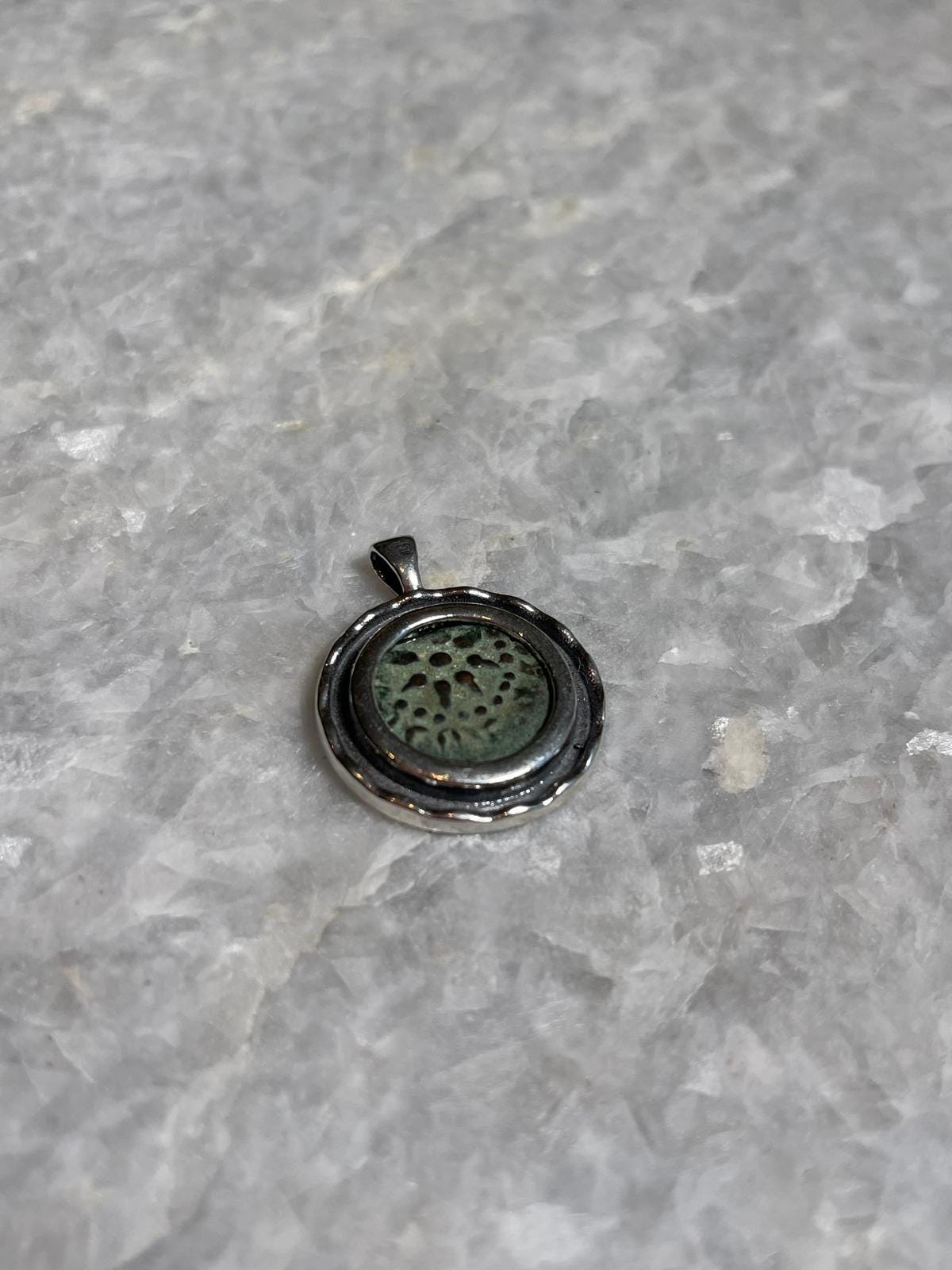 Authentic Widows Mite Coin necklace, 925 Silver, handmade pendant, Biblical jewelry, Ancient coin necklace, Christmas gift, mite necklace