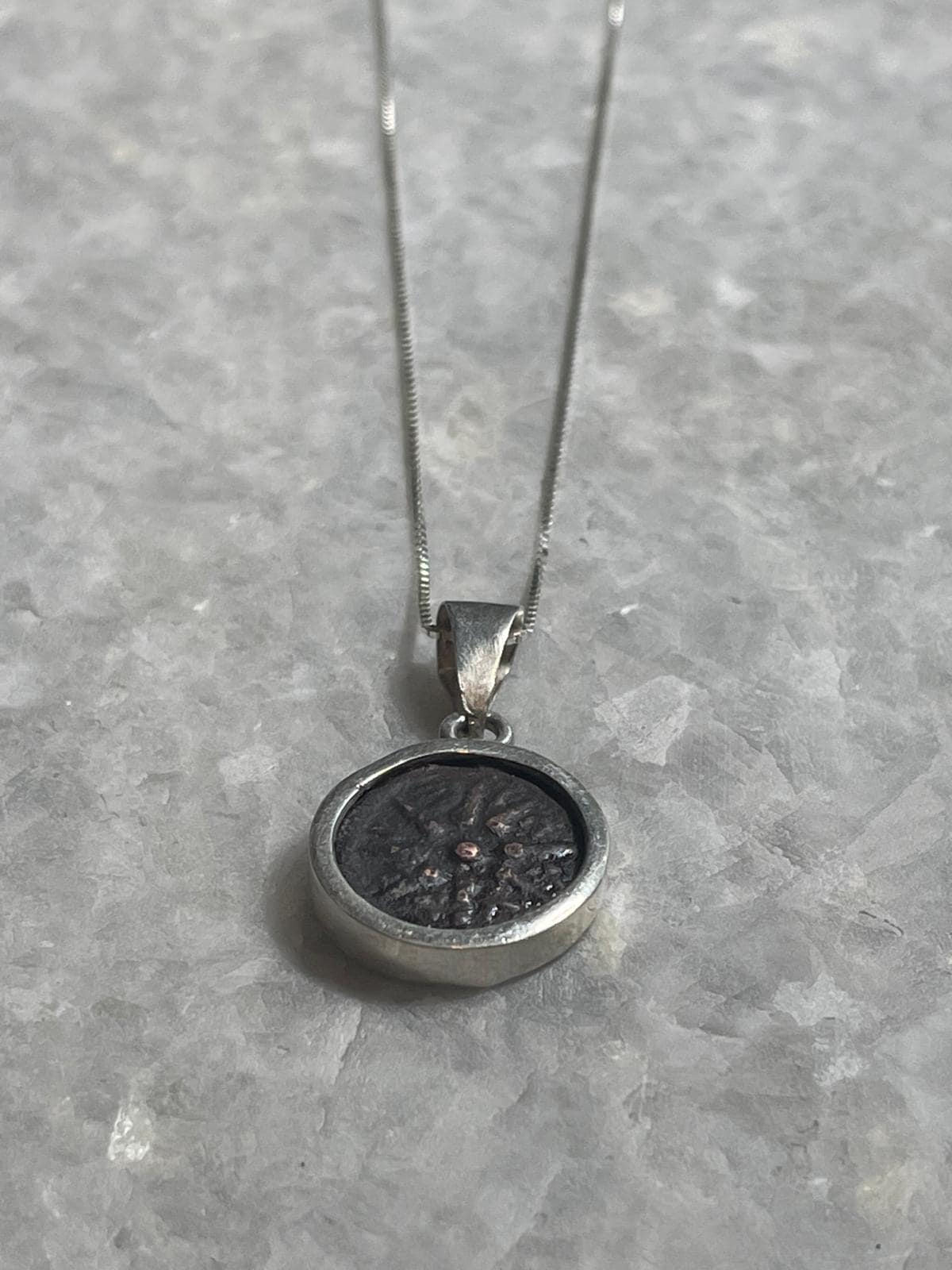 Authentic Widows Mite Coin Pendant, 925 Silver, Biblical jewelry, Christian pendant, Ancient coin, mite pendant, Christian gifts, rare gift