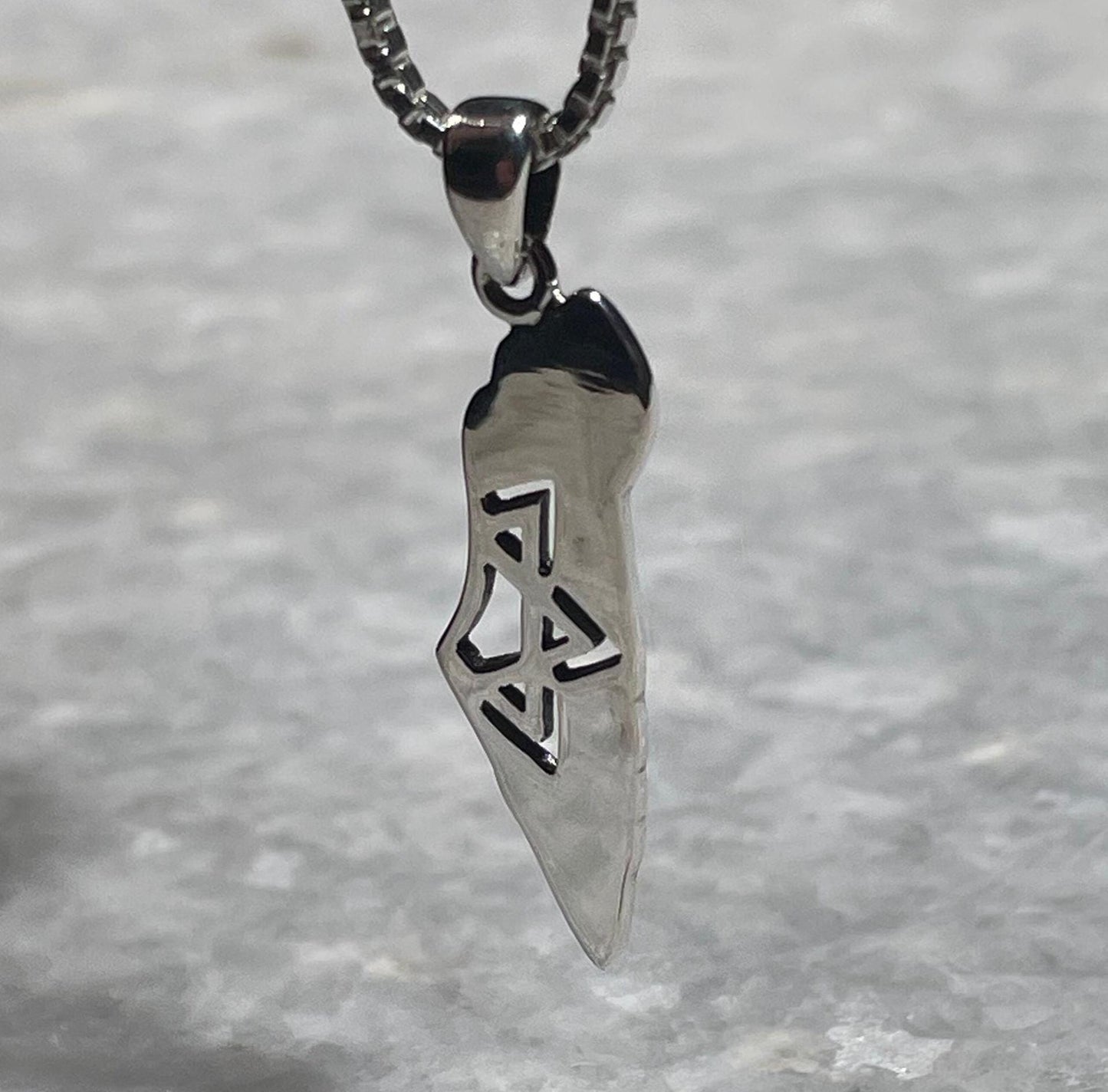 Sterling Silver 925 Pendant , Map of Israel Design , Men Pendant , Woman pendant, Unissex Silver Pendant , sterling silver, Israel Map, Map