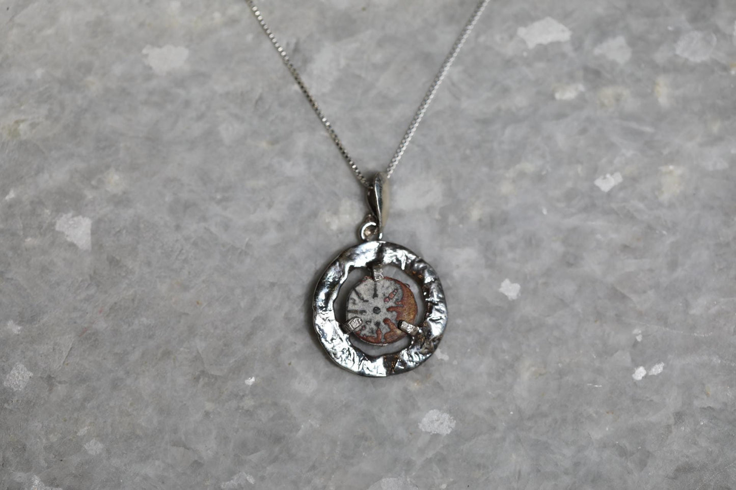 Authentic Widows Mite Coin necklace, 925 Silver, handmade pendant, Biblical jewelry, Ancient coin necklace, Christmas gift, mite necklace