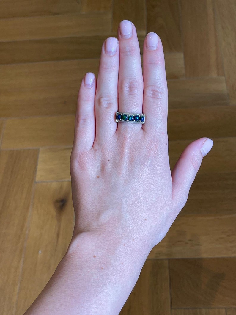 Eilat Stone Jewelry, 925 silver, Silver ring, birthday gift, Religious Gift, gift for her, jewish gifr, gift for wife, gift for sister