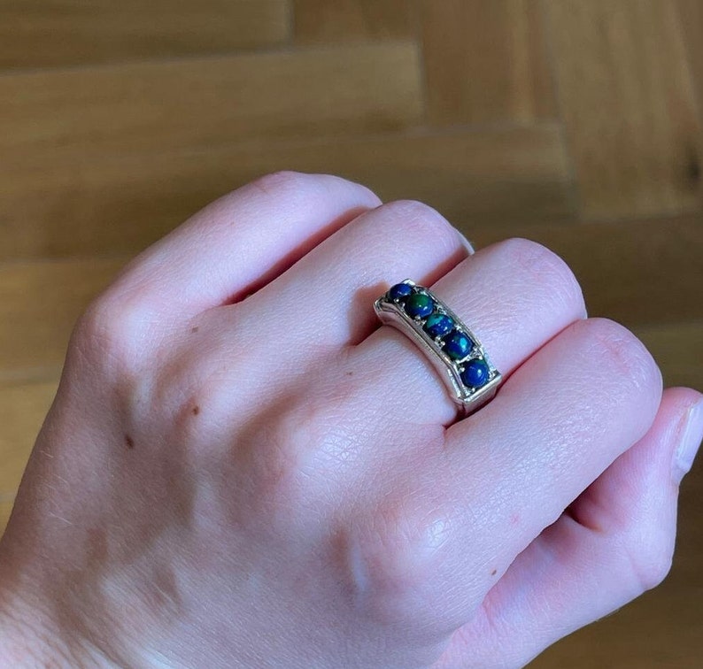 Eilat Stone Jewelry, 925 silver, Silver ring, birthday gift, Religious Gift, gift for her, jewish gifr, gift for wife, gift for sister