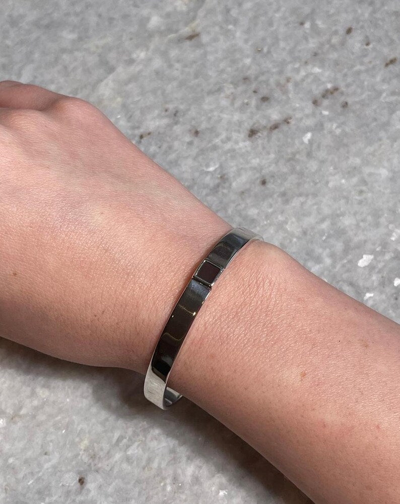 Nano Bible Bracelet, 925 Silver, silver Bracelet, Christian jewelry, Gift for Her, gift for girlfriend, Christian gift, birthday gift