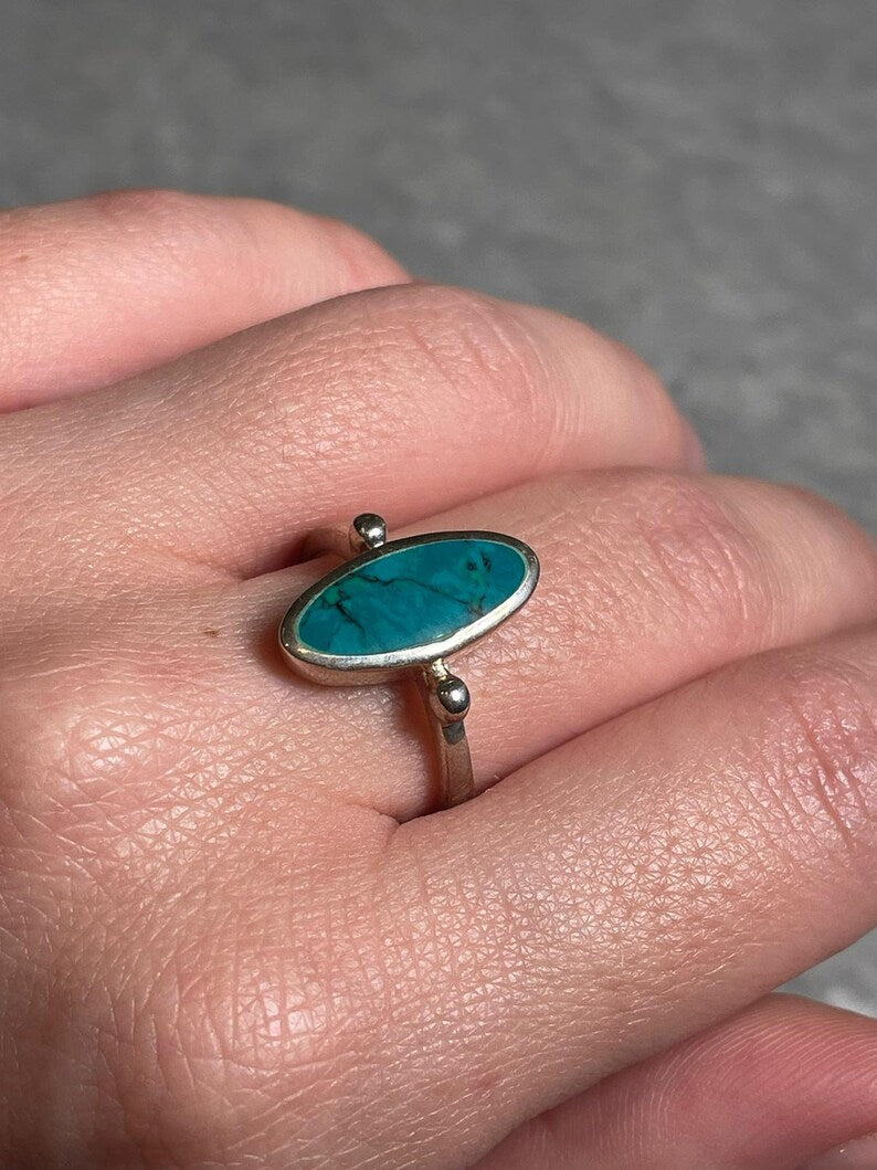 Eilat Stone Jewelry, 925 silver, Silver ring, Christian gift, Religious Gift, gift for her, jewish gift, gift for wife, gift for sister