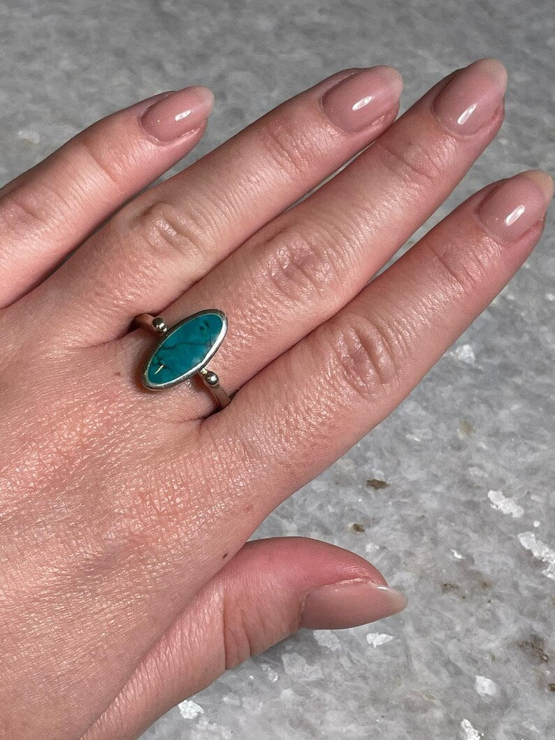 Eilat Stone Jewelry, 925 silver, Silver ring, Christian gift, Religious Gift, gift for her, jewish gift, gift for wife, gift for sister