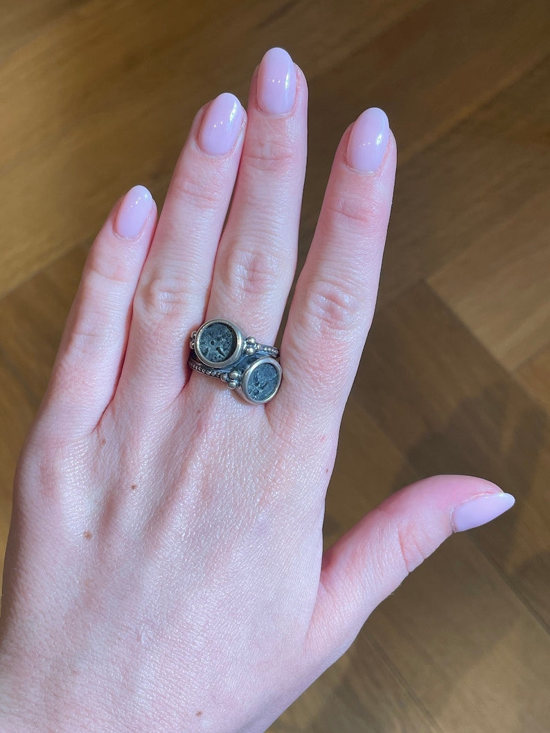 2 Authentic The Widow Mite Coins Jewelry, 925 silver, rare coin, Christian Gift, Religious Gift, gift for him, birthday gift, gift for wife