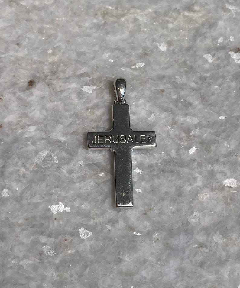 Cross Nano Bible Pendant, 925 silver, Jewish gift, cross pendant, cross necklace, nano bible necklace , birthday gift, unisex jewelry