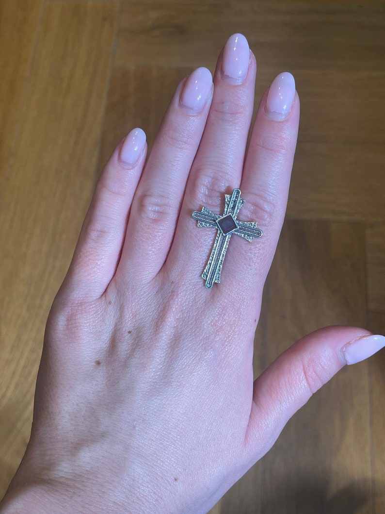 Cross Nano Bible Pendant, 925 silver, Jewish gift, cross pendant, cross necklace, nano bible necklace , birthday gift, unisex jewelry