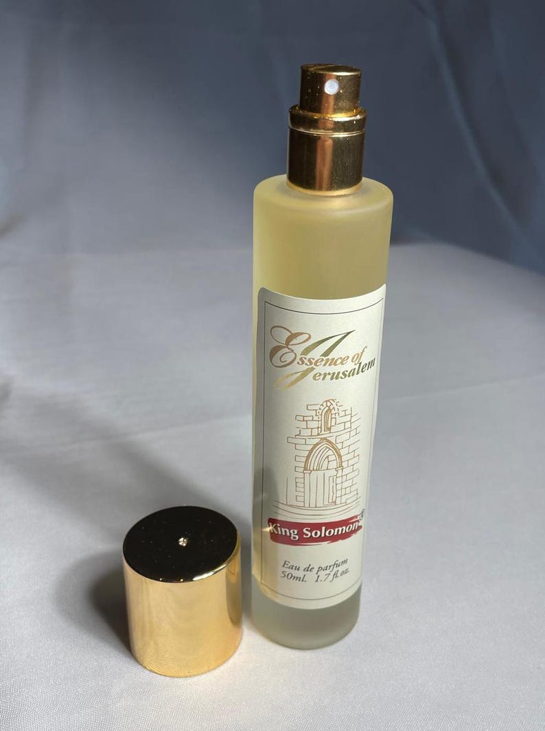 Eau de parfum King solomon, christian gifts, gift for her, gift for him, birthday gifts, Solomon perfume, holy land gifts, special gift