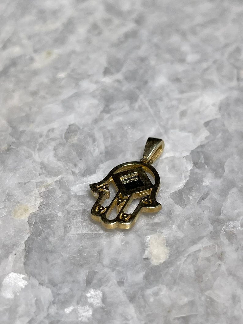 Nano Bible Pendant, 14K gold, Christian gift, Jewish gift, Hamsa Pendant, 14K Gold Chain Necklaces, necklaces for women, birthday gift