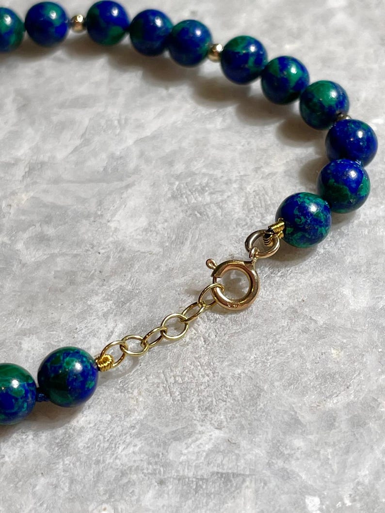 Eilat Stone Bracelet, 14K Gold, Gold beaded Bracelet, jewish jewelry, jewish Bracelet, bat mitzvah gifts, jewish, Hand Made Bracelet
