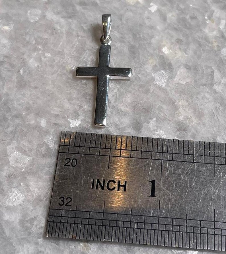 Cross Pendant With Jerusalem Engraving, 925 silver, christian gift, cross pendant, cross necklace, Birthday, unisex jewelry, Christmas Gift