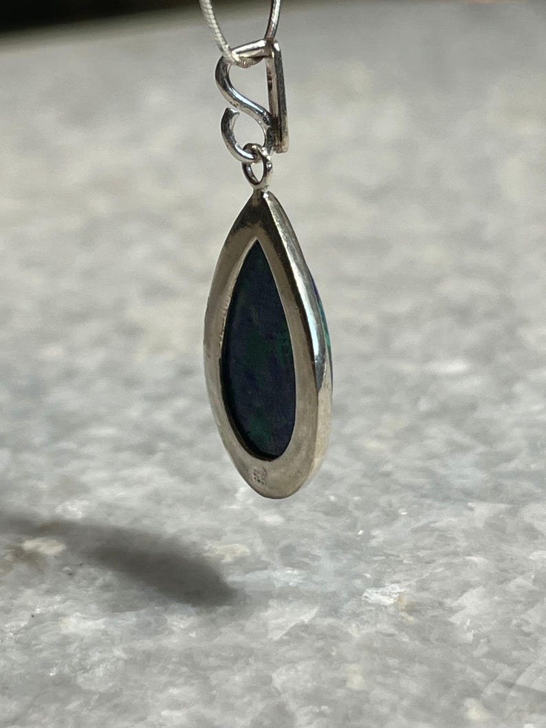 Eilat Stone Silver Necklace, Eilat Stone Jewelry, 925 silver, Silver Necklace, jewish jewelry, Religious Gift, gift for her, gift for him