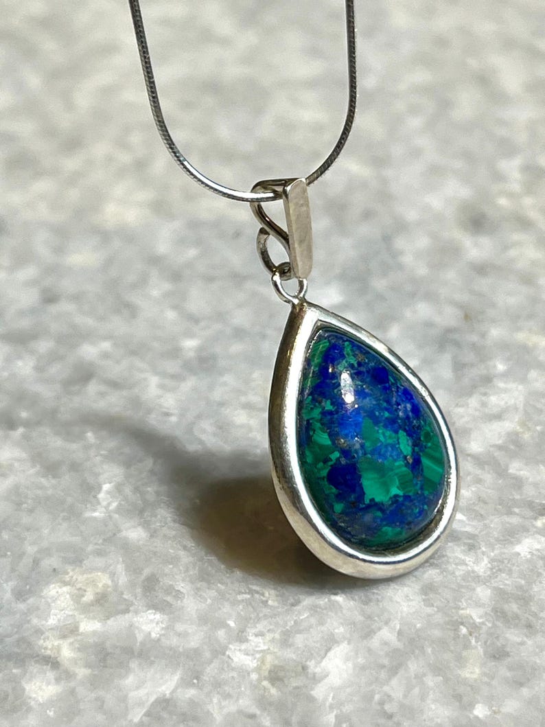 Eilat Stone Silver Necklace, Eilat Stone Jewelry, 925 silver, Silver Necklace, jewish jewelry, Religious Gift, gift for her, gift for him