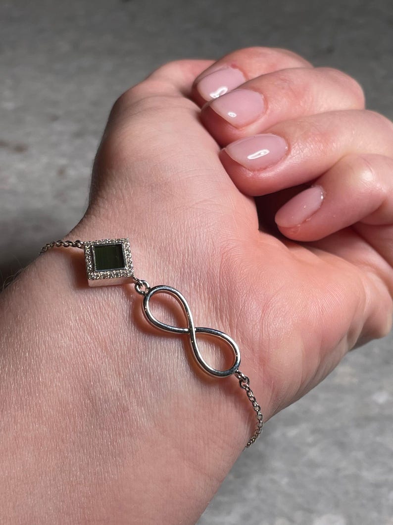 Infinity Nano Bible bracelet, 925 silver, Christian gift, gift for her, gift for wife, Infinity bracelet, Romantic jewelry, Valentines Day