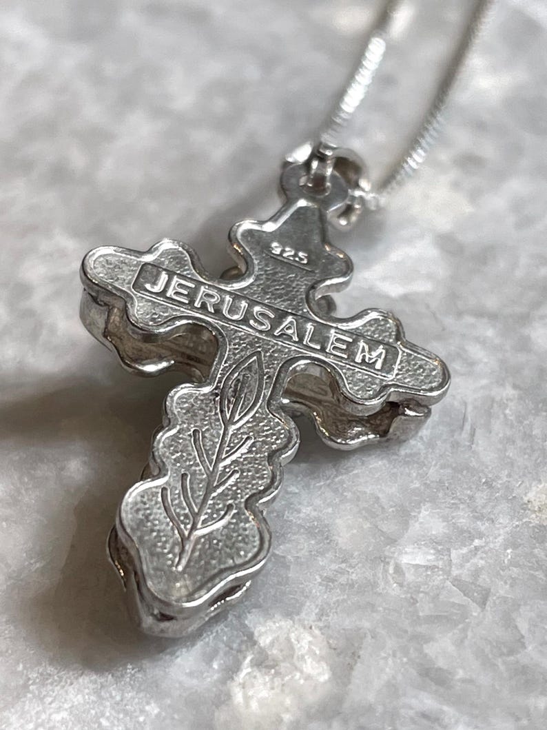 Cross silver Jewelry, 925 silver, Cross Silver pendant, Christian gift, Religious Gift, gift for her, Cross Necklace, birthday gift, israel