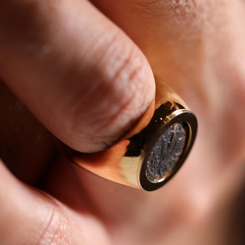 The Widow Mite Authentic Coin ring, Mite Ring, 14K solid gold, Christian gift, Religious jewelry, gift for her, gift for Fathers, Unissex ri