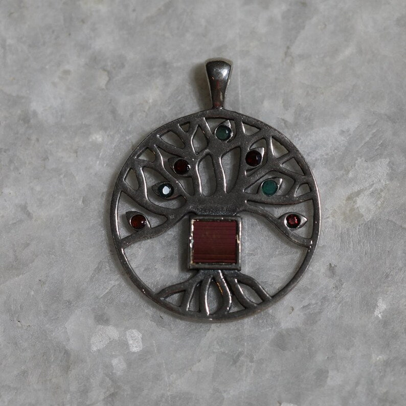 Nano Bible Tree of Life necklace, 925 silver, Tree of life Pendant, Christian gift, Religious Gift, gift for her, gift for him, unissex gift