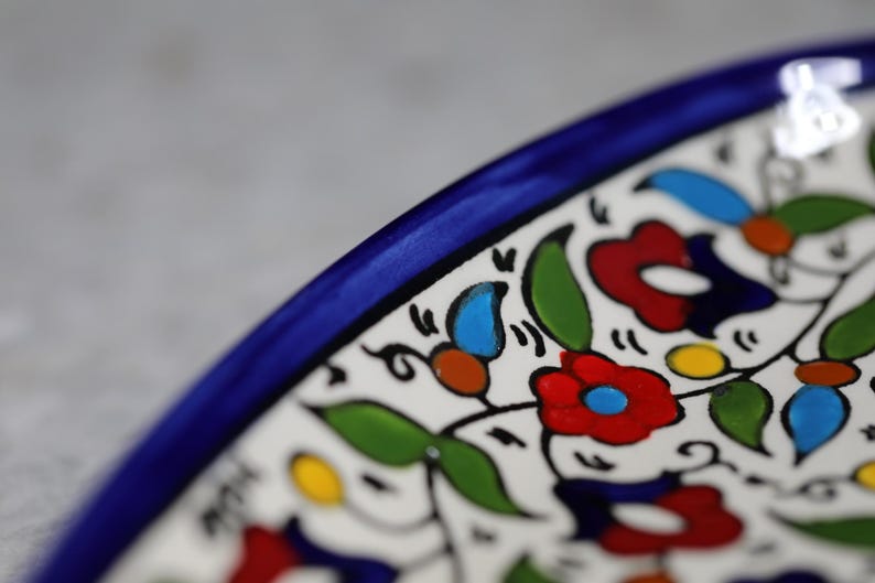 Ceramic Spoon Rest Plate, Handmade pottery, cermic plate, Kitchen decor, Spoon holder for kitchen, Judaica from Israel, Home Decor, New Home