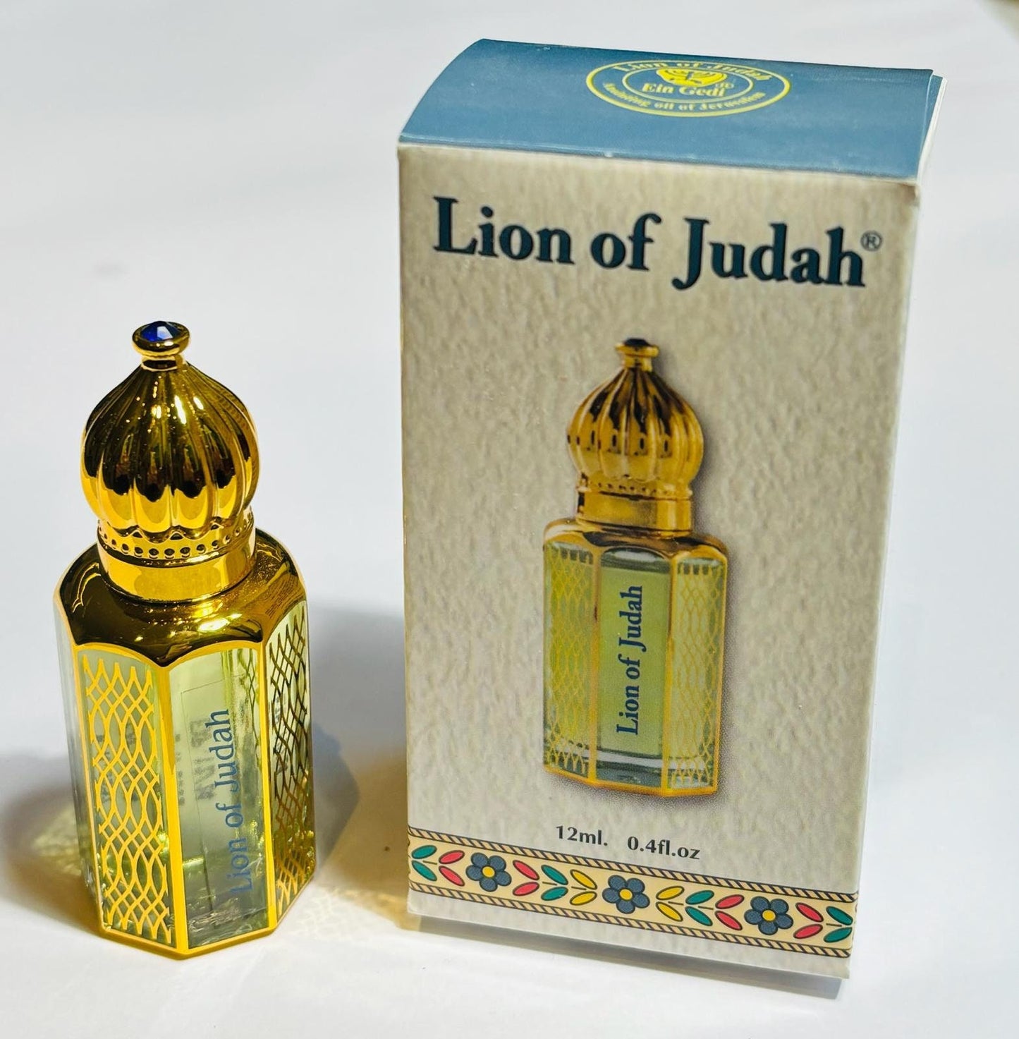 Anoiting oil from the Israel, anointing oil bottle, lion of judah anointing oil, christian gift, birthday gift, roll-on anointing oil
