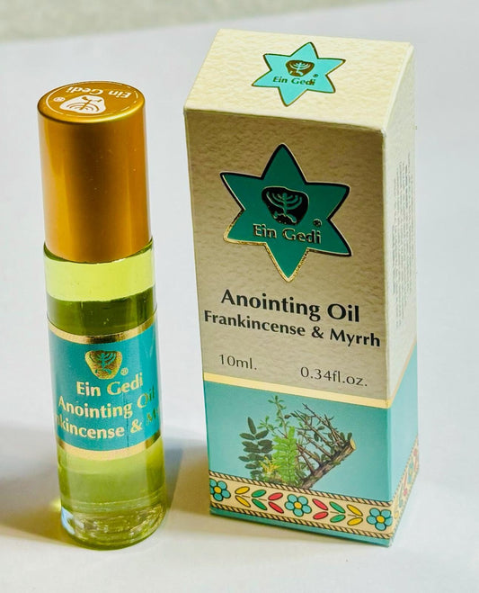 Roll On Anointing Oil from the holyland, anointing oil bottle, Frankincense and Myrrh anointing oil, christian gift, gift for her, gifts