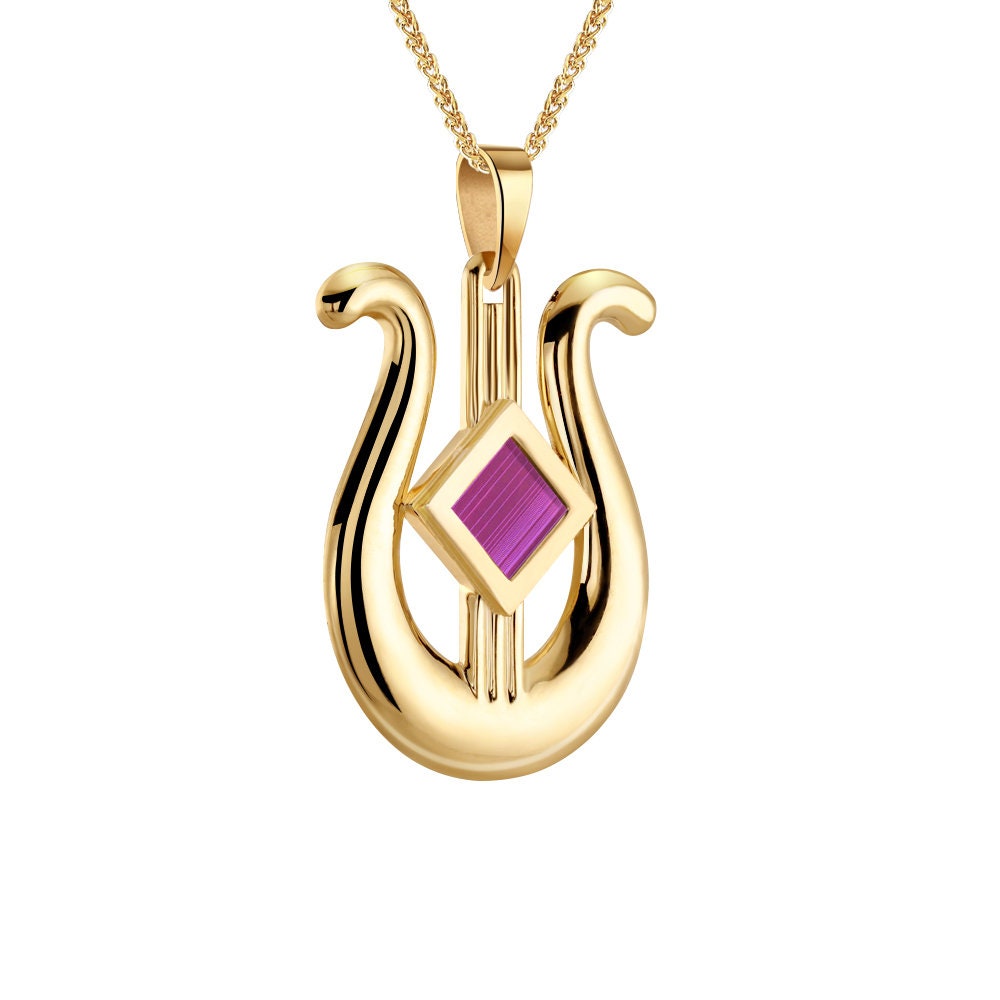 Nano Bible necklace, 14K gold, Jewish gift, Religious Gift, bar mitzvah, birthday gifts, necklaces for women, Harp of David, Gift for him