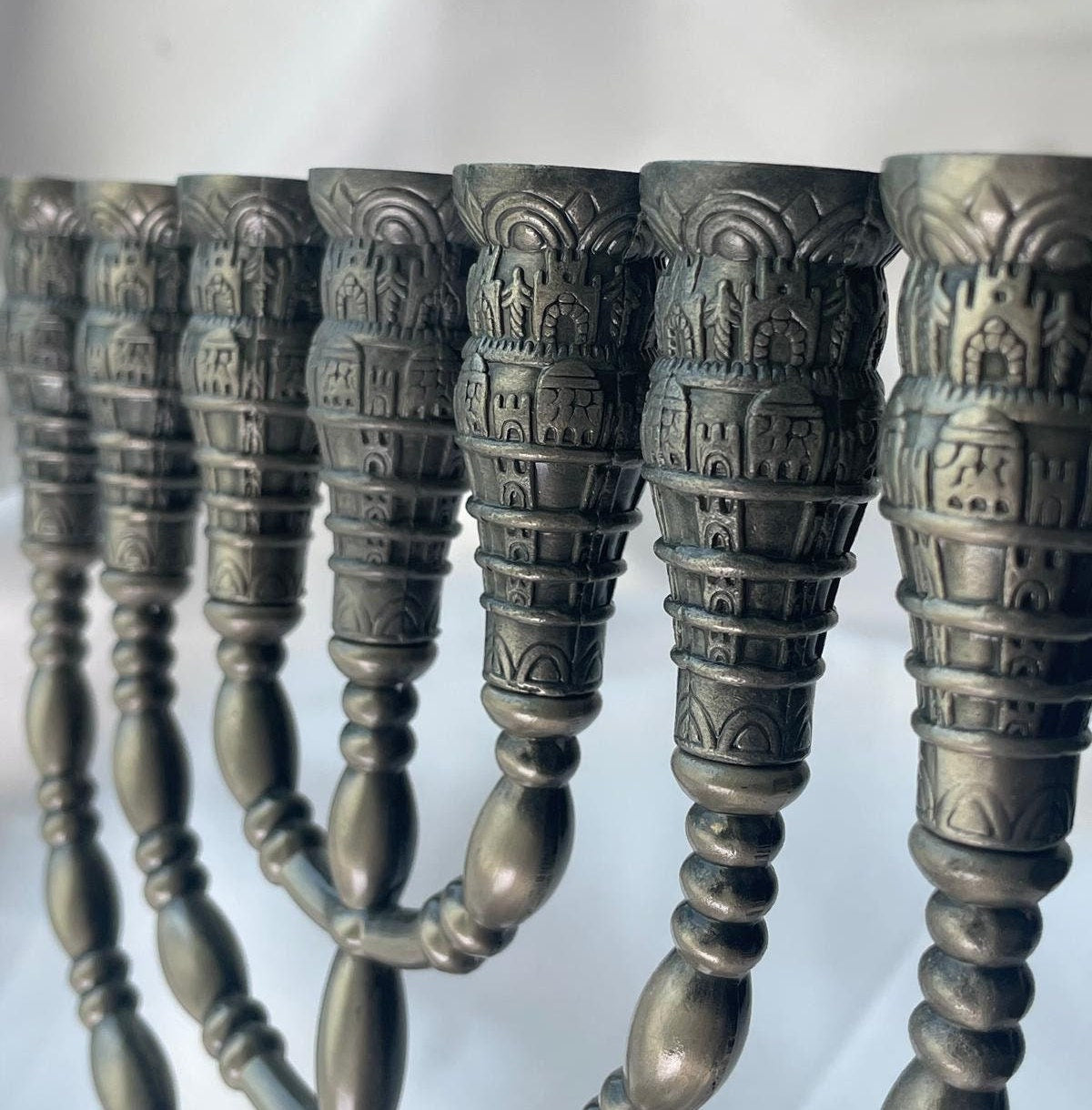 Menorah, Judaica from Israel, Bar Mitzvah, Jewish gift, Handmade Menorah, Judaica Decor, Decorative Menorah, star of david, Hanukkah gifts
