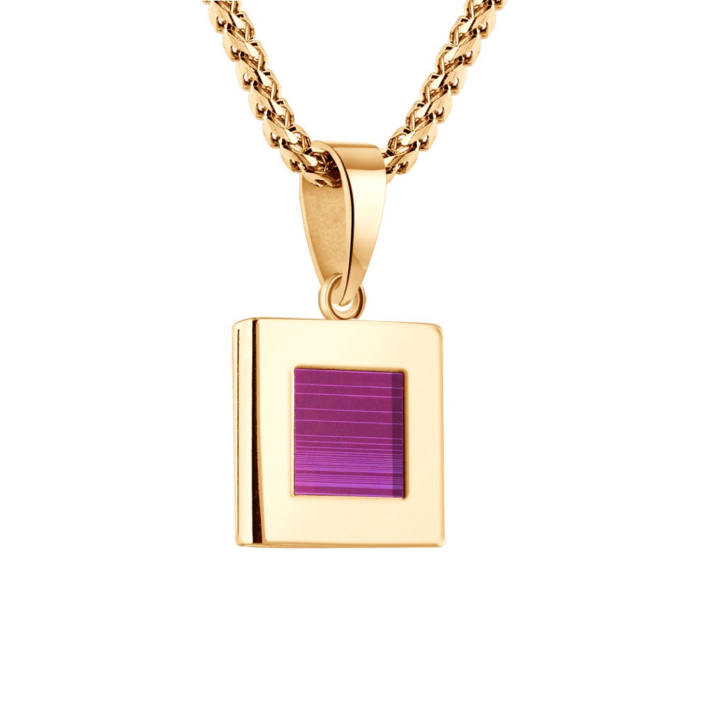 Nano Bible Pendant, 14K solid gold, Christian gift, birthday gift, gift for her, 14K Gold Chain Necklaces,, gift for wife, jewish gifts