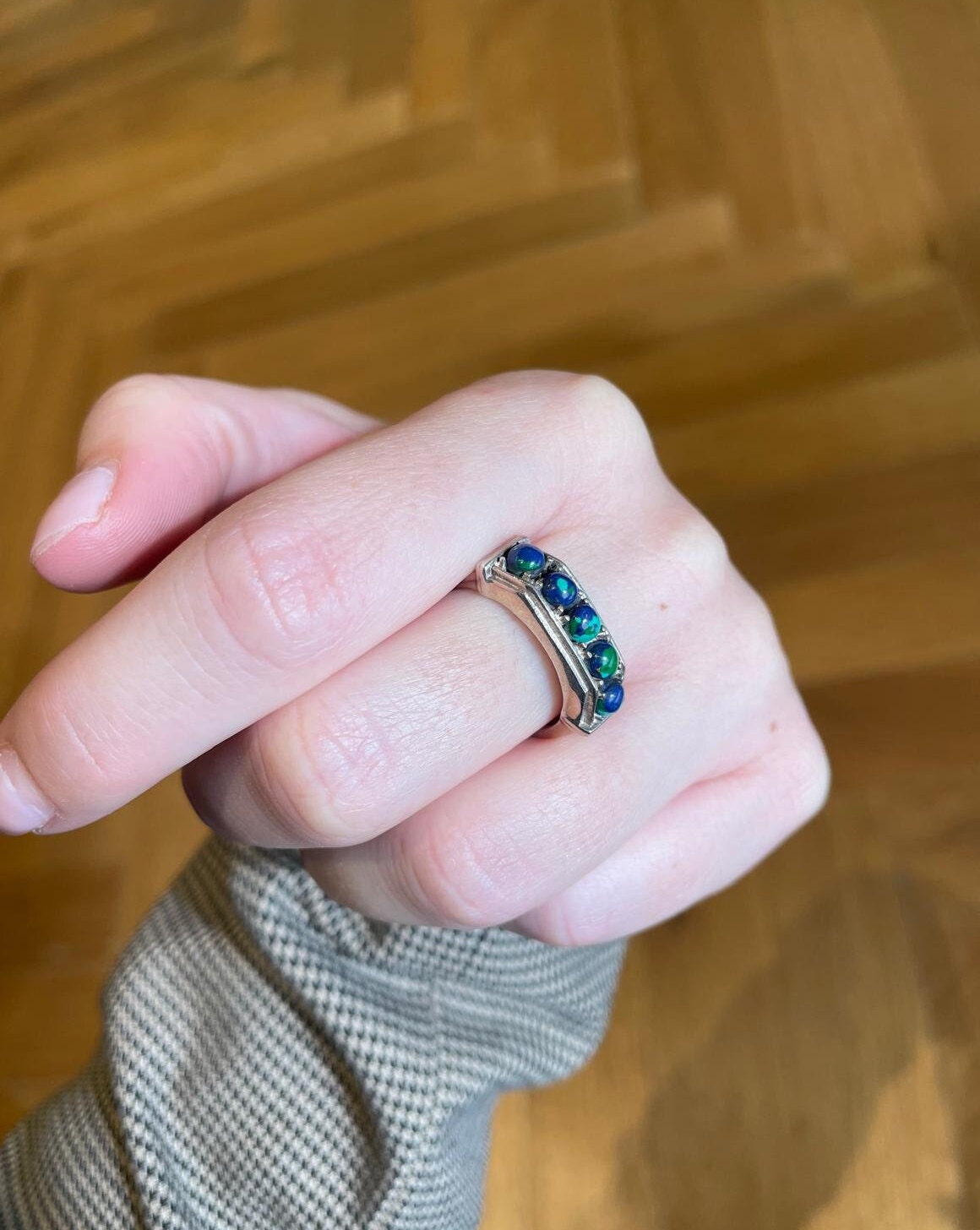 Eilat Stone Jewelry, 925 silver, Silver ring, birthday gift, Religious Gift, gift for her, jewish gifr, gift for wife, gift for sister