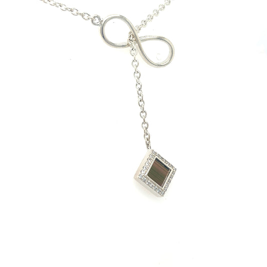 Nano Bible necklace, 925 silver, Christian gift, gift for her, gift for wife, Infinity necklace, Romantic jewelry, Valentines Day gift
