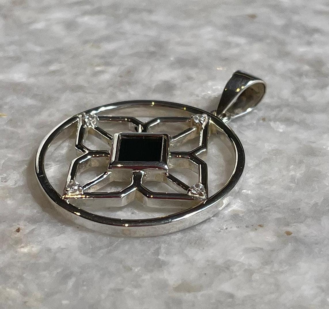 Nano Bible Pendant, 925 silver, Christian gift, Religious Gift, gift for her, necklaces for women, gift for wife, jewish gift, flower jewel