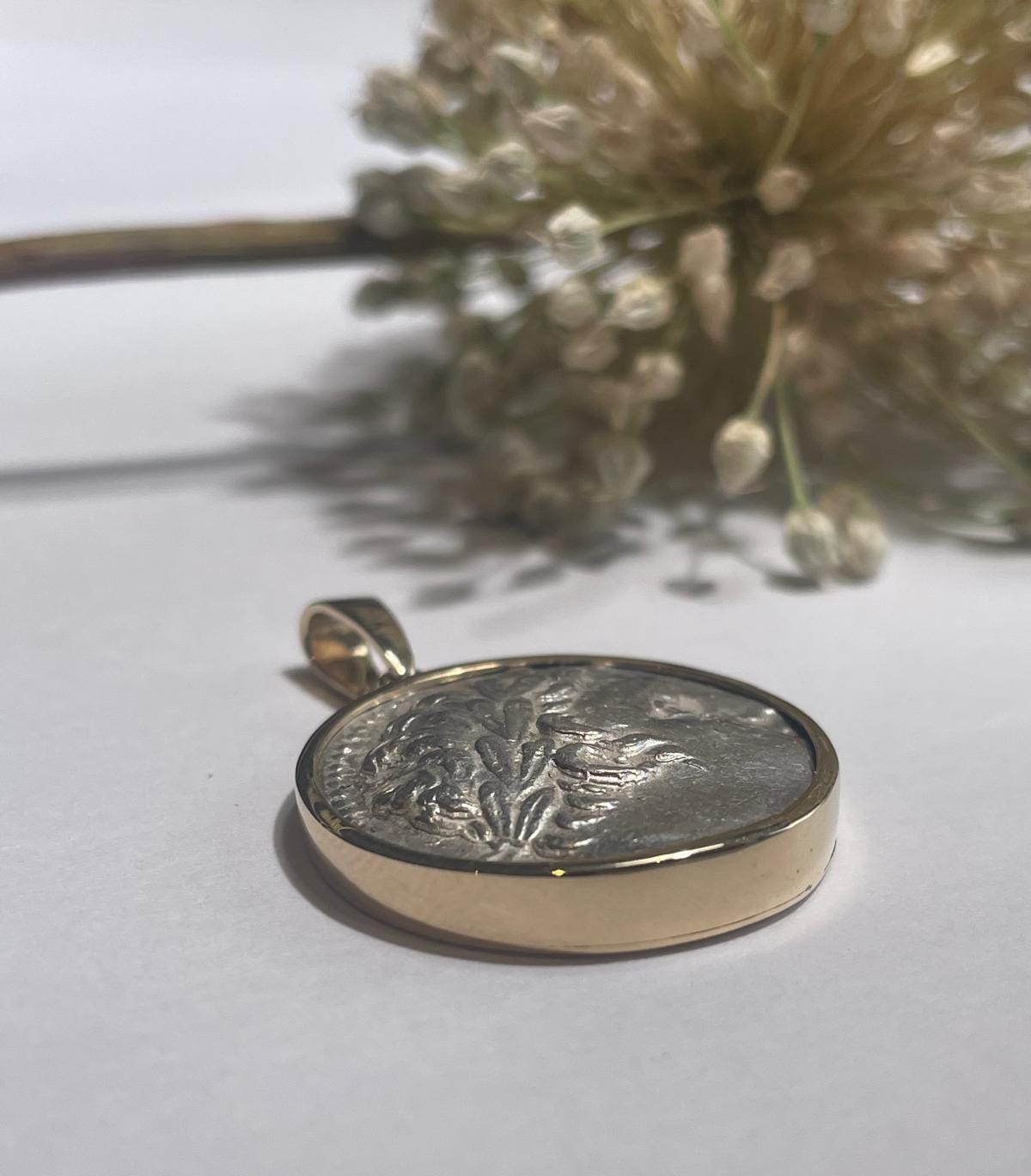 Authentic Tyre AR Shekel coin Year 48/49d.c year 171, 14K gold, Authentic Rare Drachma, Rare Coin, mens necklace, Shekel coin, gold pendant