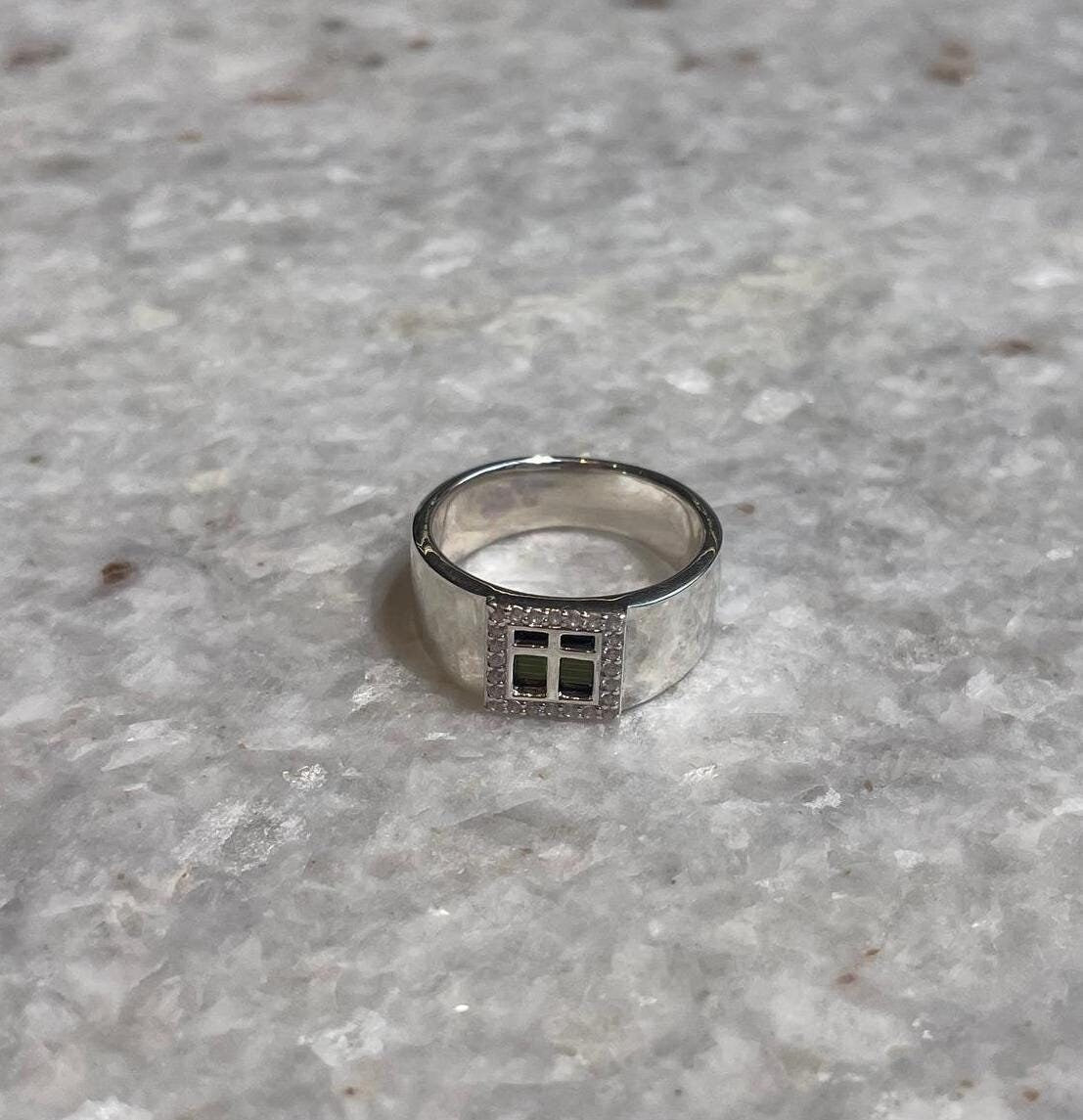 Nano Bible Cross Ring,925 silver, Jewish gift, Religious Gift, gift for him, Jewish Star, cross ring, chrisian gift, christian gifts