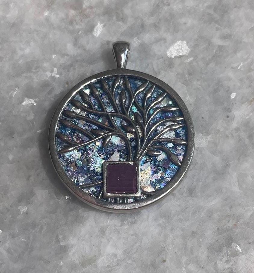 Tree of life nano bible pendant, 925 Silver, Christian gift, Religious Gift, jewish gift, gift for her, Fathers Day, Gift for him , Unissex