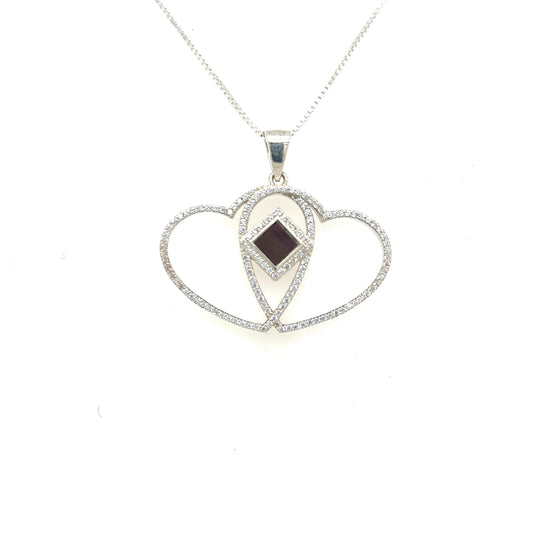 Heart Shape Nano Bible Pendant, 925 silver, Christian gift, gift for her, Romantic jewelry, Valentines Day gift, Heart pendant necklace