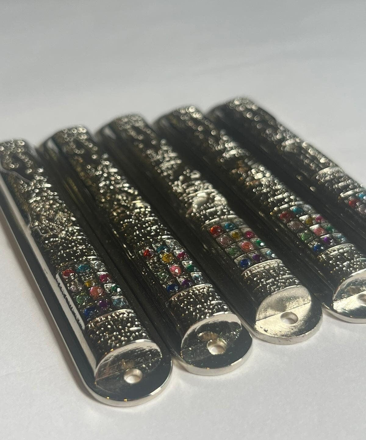 Handmade Mezuzah, Jewish Home Gift, Religious Gift for Jewish Home, Judaica from Israel, Unique Mezuza, Twelve Tribes of Israel Hoshen