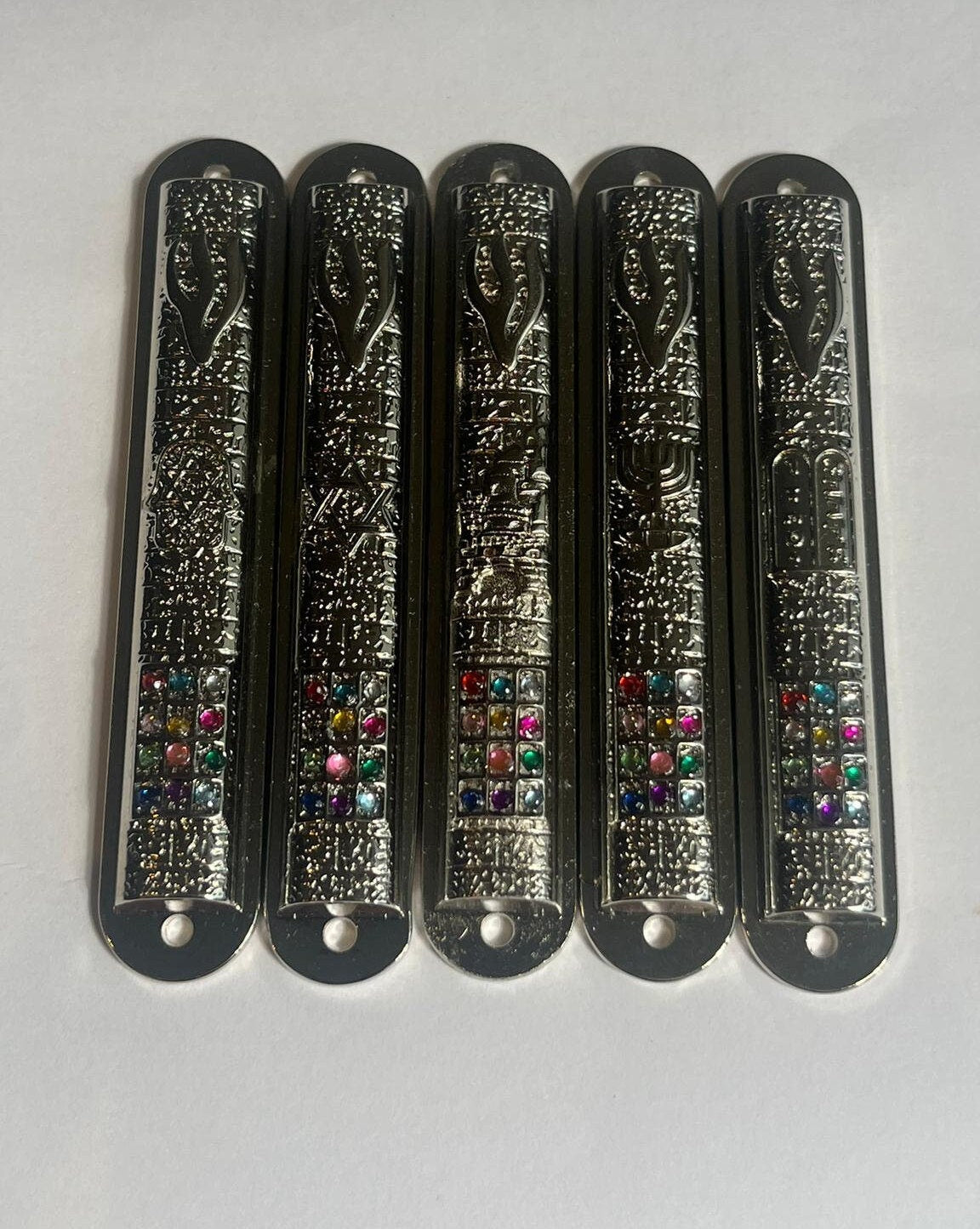 Handmade Mezuzah, Jewish Home Gift, Religious Gift for Jewish Home, Judaica from Israel, Unique Mezuza, Twelve Tribes of Israel Hoshen